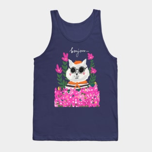 French cat Tank Top